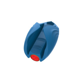 Masturbateur vibrant bleu en silicone, USB MILO 